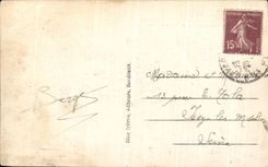 CPA the Pyrenees Surroundings of Cauterets Road of Pierrefitte Buttress of Cabairos Peak of Peyrenere