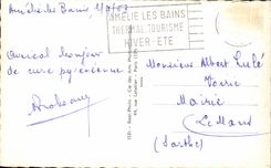CPA Amelie Les Bains Vue Generale Hcpital Muite