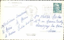 CPA Biarritz La Plage et les Casinos Bellevue et Municipal