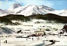 CPSM Payolle the Village with the foot of the Peak of the South of Bigorre