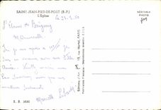 CPSM Saint Jean Foot Of Port the Church