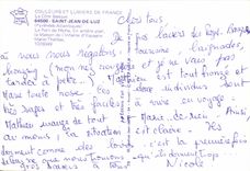 CPM Saint Jean De Luz Le Port de Peche En arriere plan la Maison Bateaux