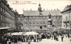 CPA Wien Bolburg Ablosung der Burgwache Hofburg