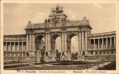 Arcadas de CPA Bruselas del quincuagesimo aniversario