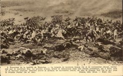 CPA Panorama of the Battle of Waterloo CPA Panorama of the Battle of Waterloo Napoleon 1st Militaria