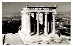 CPA Aohnai HNaoz Nikhz Athens Temple D' Athena Nike