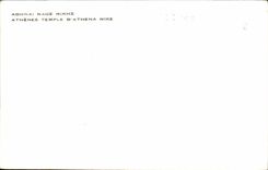 CPA Aohnai HNaoz Nikhz Athens Temple D' Athena Nike