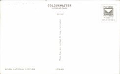 CPM Welsh National Costume Folklore