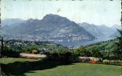 CPA Lugano Monte Bre E Valsolda Visti Da Montagnola