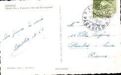 CPA Lugano Monte Bre E Valsolda Visti Da Montagnola