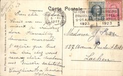 CPA Amberes la calle Leys Antwerpen De Leysstraat