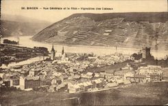 CPA Bingen Vue Generale Et Le Rhin Vignobies Des Coteaux