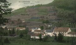 CPA Rochesson Les Truches Tissage Gerard