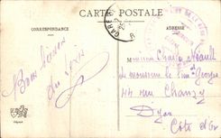 CPA Lyon the Bellecour Place And the Slope De Fourviere