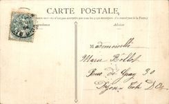 CPA Lyon View Of the Course Of Freedom Trams Brewery of Guillotiere