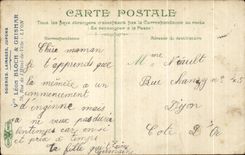 CPA Lyon the Bridge Of the Mouth And Entrance Of the Park