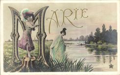 CPA Marie Fantaisie Femme Prenom