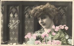 CPA Fantaisie Femme Derminy