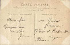 CPA Bonne Fete Enfant Fleurs