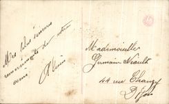 CPA Fantaisie Enfant CArte a jouer 