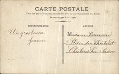 CPA I offer Them to You Enfant Flowers