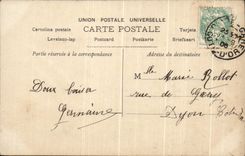 CPA Souvenir d'Amitie Bonne fete Femme