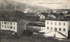 CPA Alais Forges et Gare de Tamaris