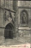 CPA Amiens Cathedrale Portail St Christophe