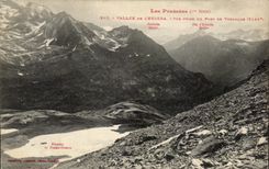 CPA the Pyrenees G Valley Of Eusera Seen from of the Port of Venasque