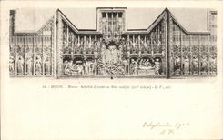 CPA Dijon Musee Retable of Furnace bridge out of Wooden Carves