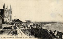 CPA Sainte Address Our Lady of the Floods and the City