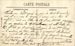 CPA Sainte Address Our Lady of the Floods and the City