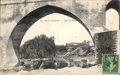 CPA Montauban Under the Bridge Diggers