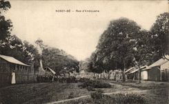 CPA Nossy Be Street of Andouane Madagascar Nossi Be
