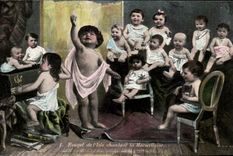 CPA Mullet of Iste Chanlant the Marseillaise Children Piano