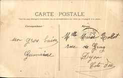 CPA Dijon Route De Plombieres the Fuller