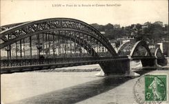 CPA Lyon Bridge Of the Loop And Slope Saint Clear