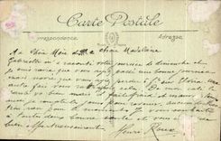 CPA Contrexeville an alley Of the Park