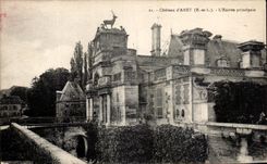 CPA Chateau D'Anet L'Entree Principale