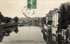 CPA Ferte Under Jouarre Seen on the Marne taken of the bridge of the Suburb towards the downstream
