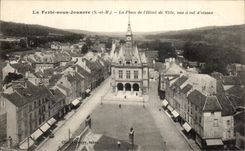 CPA Ferte Under Jouarre the Place of Town hall On Flight