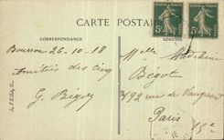 CPA Bourron Road of Fontainebleau