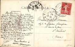 CPA Paris Monument Alfred de Musset Avenue of Antin