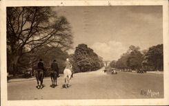 CPA Paris Les Petits Tableaux de Paris Avenue du Bois de Boulogne Arc de TRromphe de l'Etoile