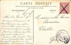 CPA Paris the Place Pereire er the Avenue of Villiers Double decker bus