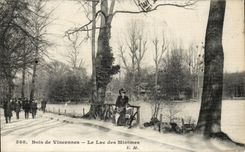 CPA Paris Wood of Vincennes the Lake of the Tiny ones