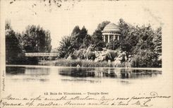 CPA Paris Wood of Vincennes Greek Temple