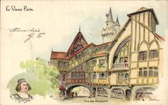 CPA Paris Rue des Remparts