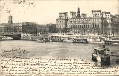 CPA Paris L'Hotel De Ville Peniches