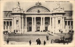 Ataque frontal de CPA Paris de grande del paladar el universal 1900 favorablemente